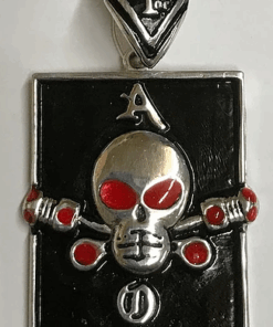 Sterling Rectangular AOA Charlie Dog Tag