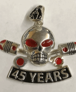 Large Sterling 45 Year Charlie Pendant