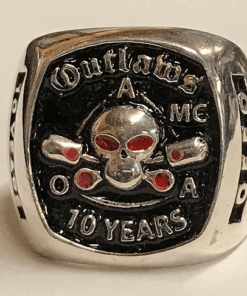 Sterling Charlie 10 Year Ring