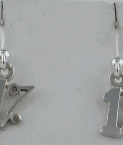 Sterling 1% Dangle Earrings