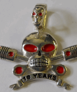 Sterling 10 Year Charlie Pendant