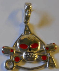 Large Sterling AOA Charlie Pendant
