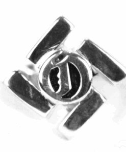 Sterling Swastika Ring with Outlaws “O”