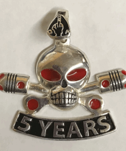 Large Sterling 5 Year Charlie Pendant