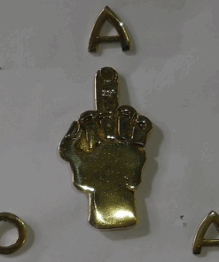  X-Large Brass AOA Pin Set