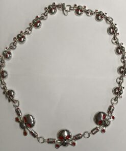 Sterling Necklace with 4 Large Charlie Links and 12 Small Charlie Links