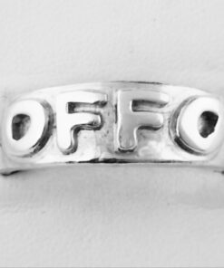 Tapered Sterling Band with OFFO