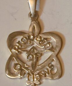 Sterling Property of Outlaws Filigree Pendant