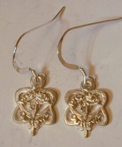 Sterling Property of Outlaws Filigree Dangle Earrings