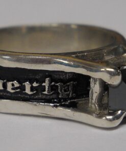 Alternative view of Sterling Property of Outlaws Band with Black Diamond