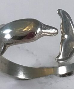 Sterling Silver Dolphin Ring