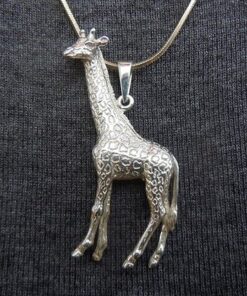 Sterling Silver Giraffe Pendant