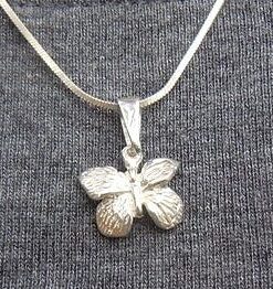 Sterling Silver Small Butterfly Pendant