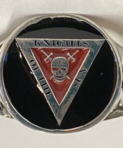 Alternative view of Sterling Knights of the Sun Ring
