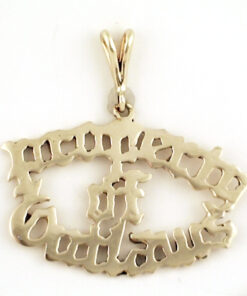 Sterling Large Property of Outlaws Pendant