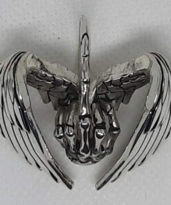 Alternative view of Sterling Silver Flying Fuck Pendant