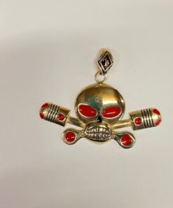 Alternative view of XXL Brass Charlie Pendant