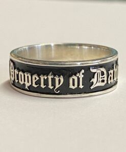 Ladies Sterling Property of ____ Band