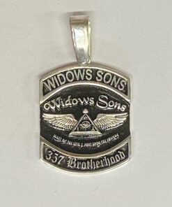 Sterling Widows Sons 357 Brotherhood Pendant