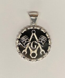 Round Sterling Widows Sons Pendant