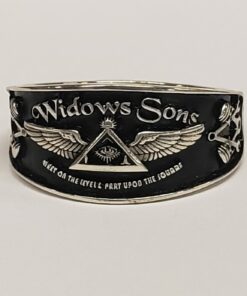 Men's Sterling Widows Sons Cigar Band