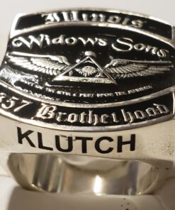 Widows Sons Illinois Ring 357 Brotherhood Ring with Road name