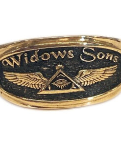 10k Gold Widows Sons Cigar Band