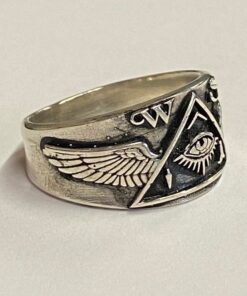 Alternative view of Narrow Sterling Cigar Band