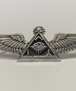 Large Sterling Widows Sons Vest Pin