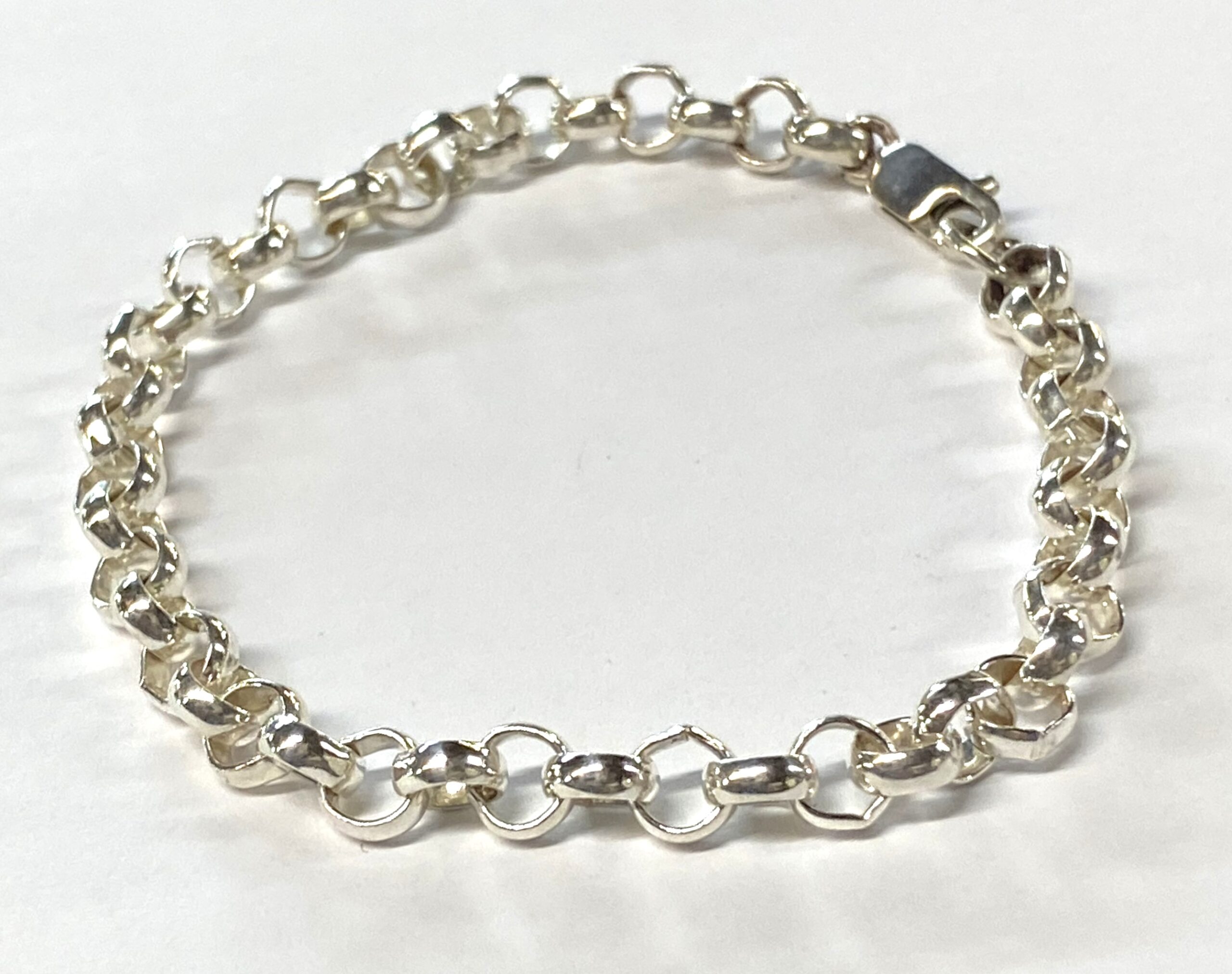 Sterling Silver Charm Bracelet 7 1/2 inches - Image 3