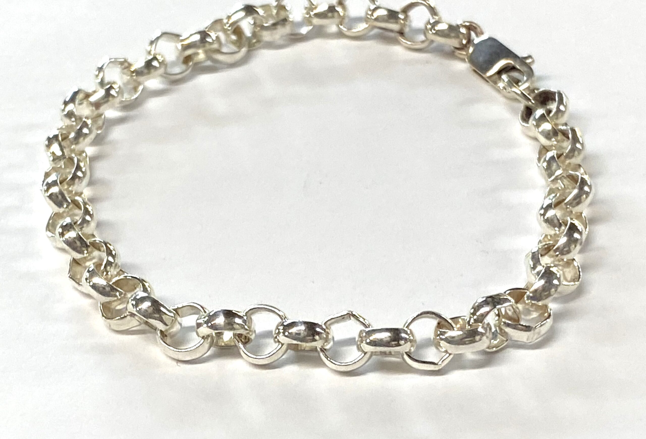 Sterling Silver Charm Bracelet 7 1/2 inches - Image 4