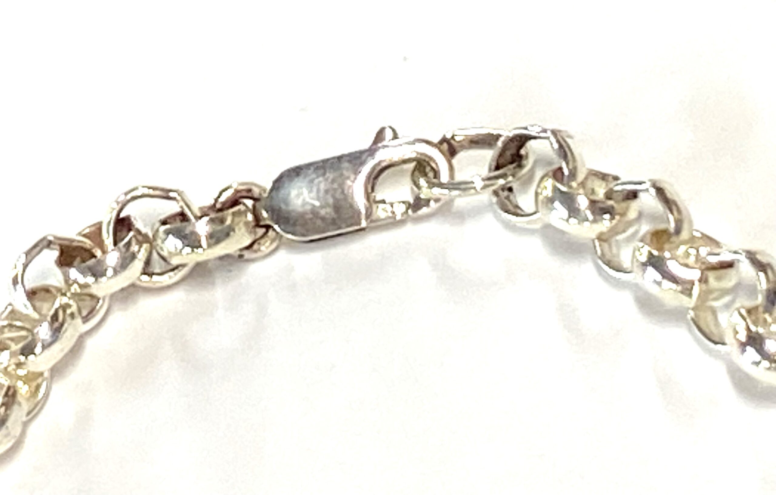 Sterling Silver Charm Bracelet 7 1/2 inches - Image 5