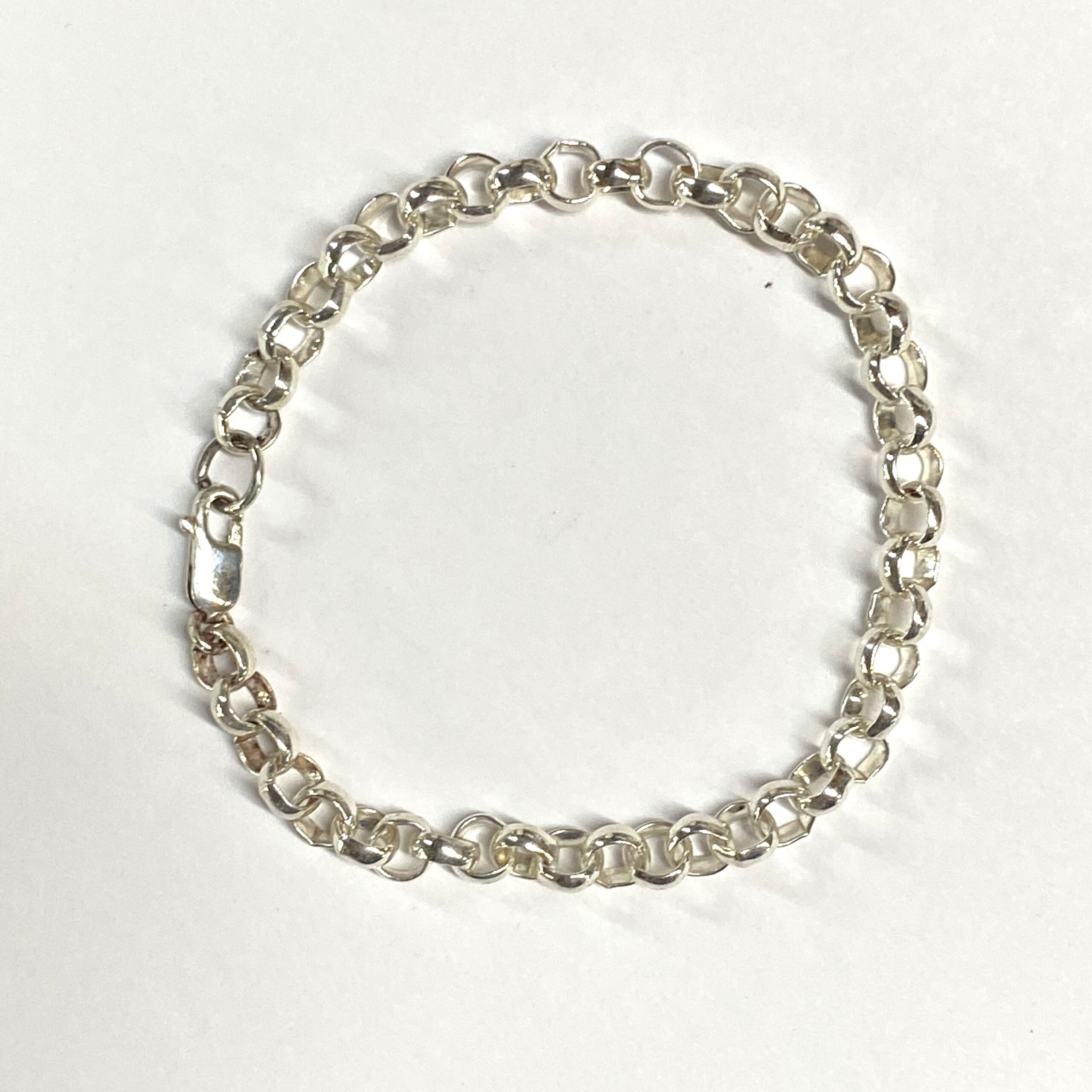 Sterling Silver Charm Bracelet 7 1/2 inches