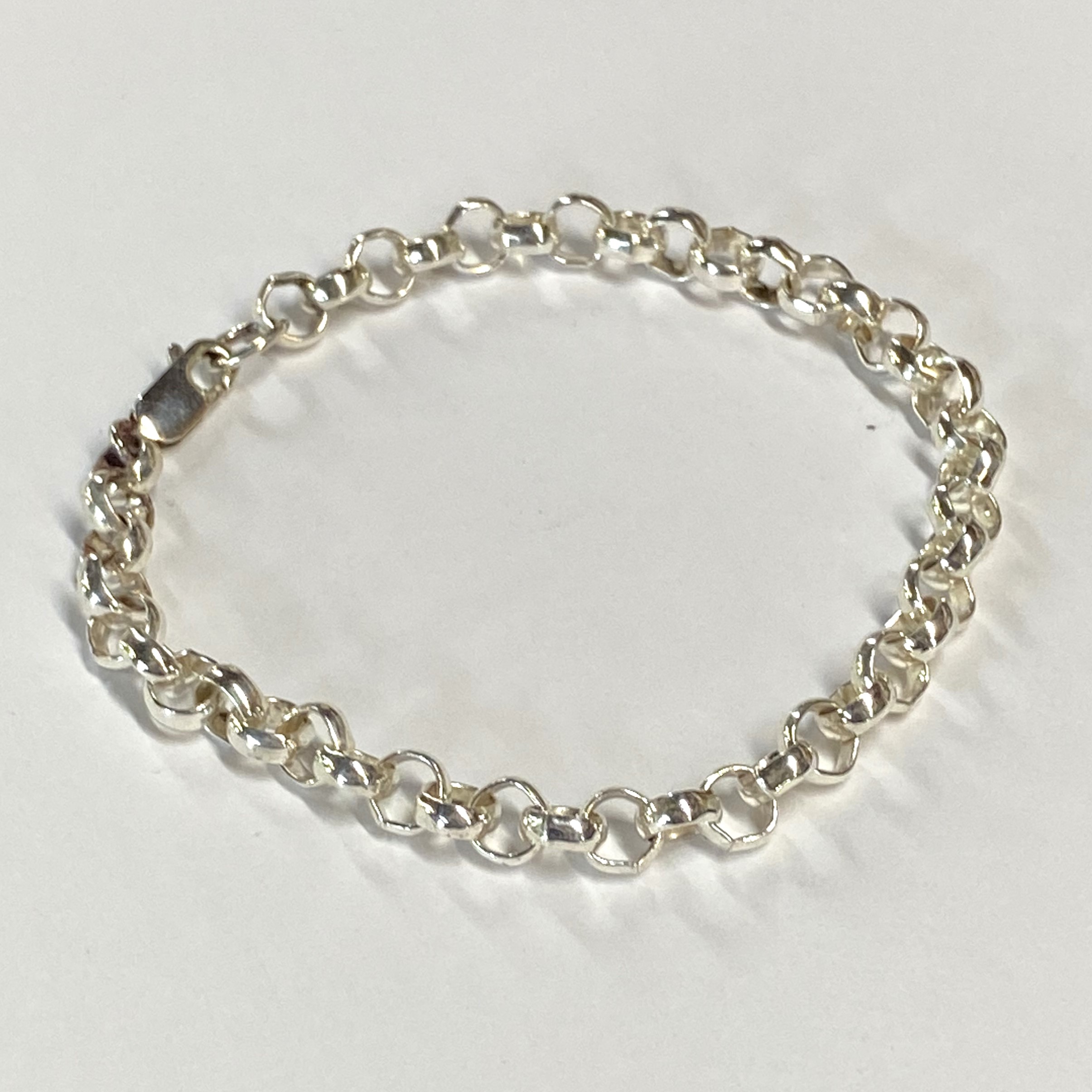 Sterling Silver Charm Bracelet 7 1/2 inches - Image 7