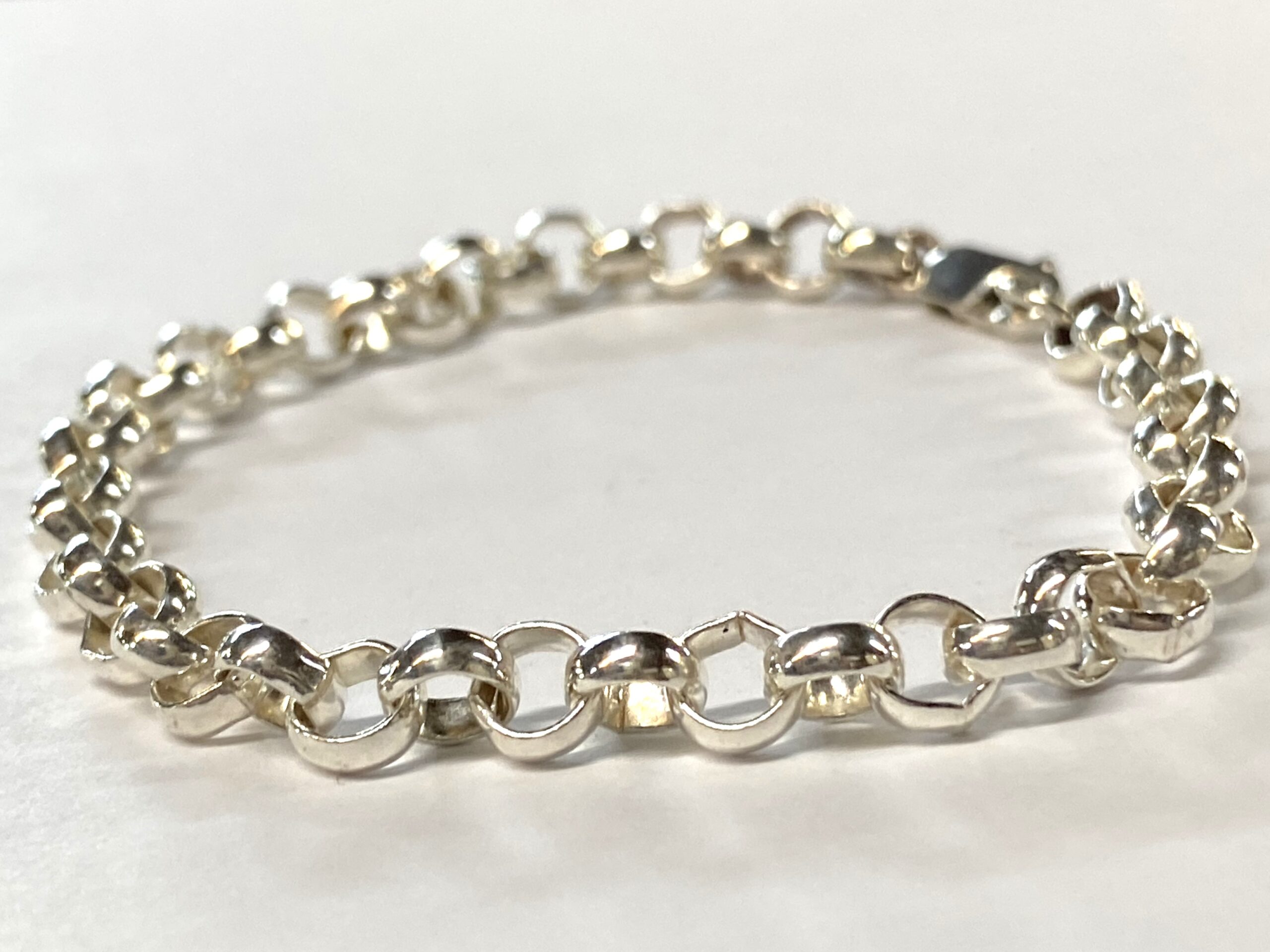Sterling Silver Charm Bracelet 7 1/2 inches - Image 8