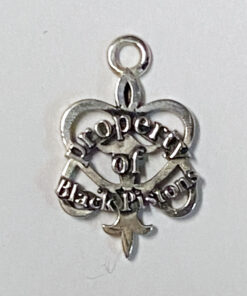 Sterling Property Of Black Pistons Filigree Charm