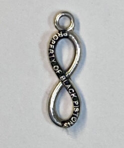 Sterling Property Of Black Pistons Infinity Loop Charm