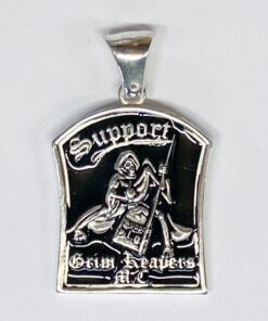 Coffin Shape Support Your Grim Reapers Pendant
