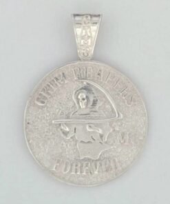 Sterling Double Sided Grim Reapers Forever Pendant
