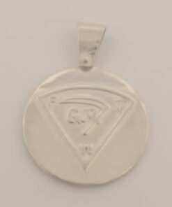 Alternative view of Sterling Double Sided Grim Reapers Forever Pendant