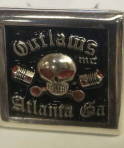 Square Sterling Outlaws Atlanta Ring