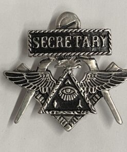 Sterling Widows Sons Officer Pin