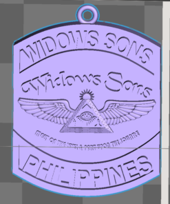 Mens Sterling Widows Sons Philippines Pendant