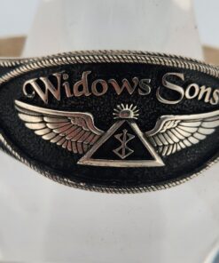 Mens Sterling Widows Sons Berserker Cuff Bracelet