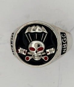 Sterling 18mm Round Charlie Paratrooper Ring