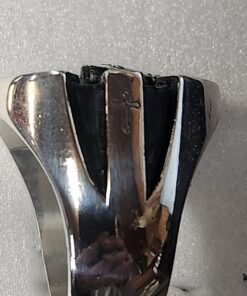 Men's Sterling Oval Least of Saints Ring - Image 3