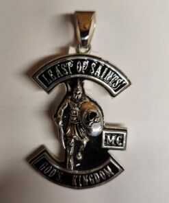 Sterling Least of Saints MC Pendant