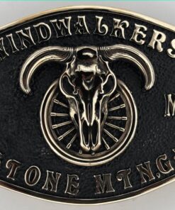 Alternative view of Brass Windwalkers Buckle