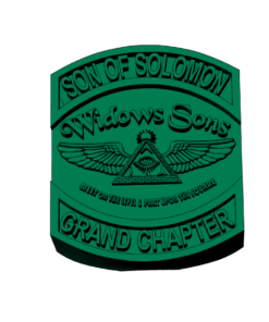 Mens Sterling Widows Sons, Sons of Solomon Ring