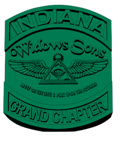 Mens Sterling Widows Sons Indiana Grand Chapter Ring